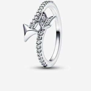 Pandora Silver Arrow and Sparkle Ring